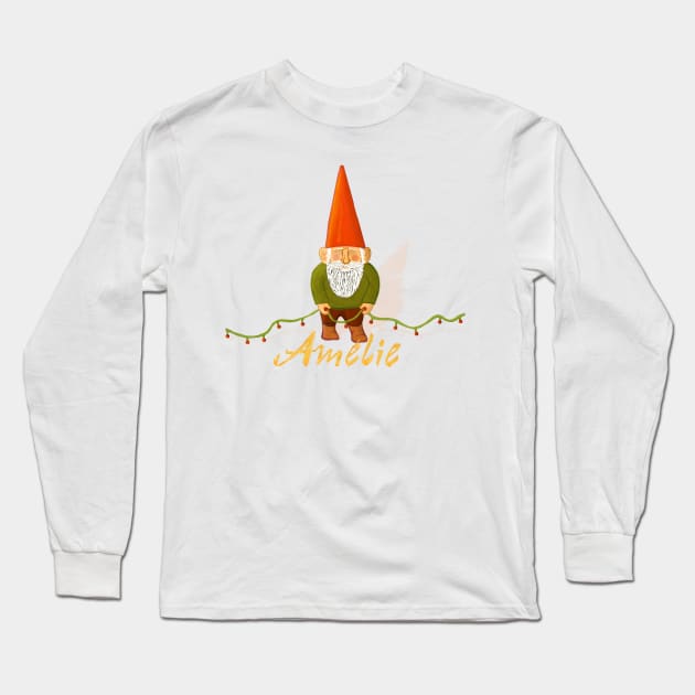 Amélie: The Gnome Long Sleeve T-Shirt by Youre-So-Punny